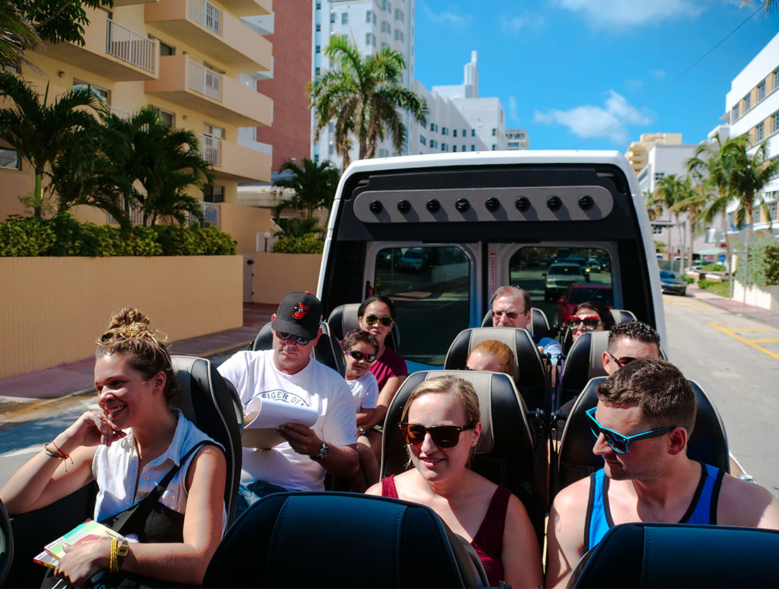 Sightseeing on the Open Miami Panoramic Tour Open Miami Panoramic Tour