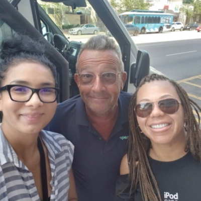 a group of people posing for the camera