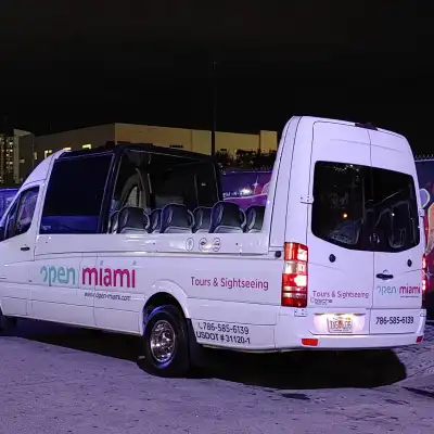 a truck is parked in a parking lot